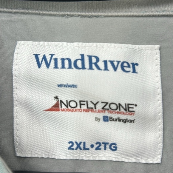WindRiver No Fly Zone Mosquito Repellent Short Sleeve Shirt Fishing 2XL Outdoor - Picture 7 of 12